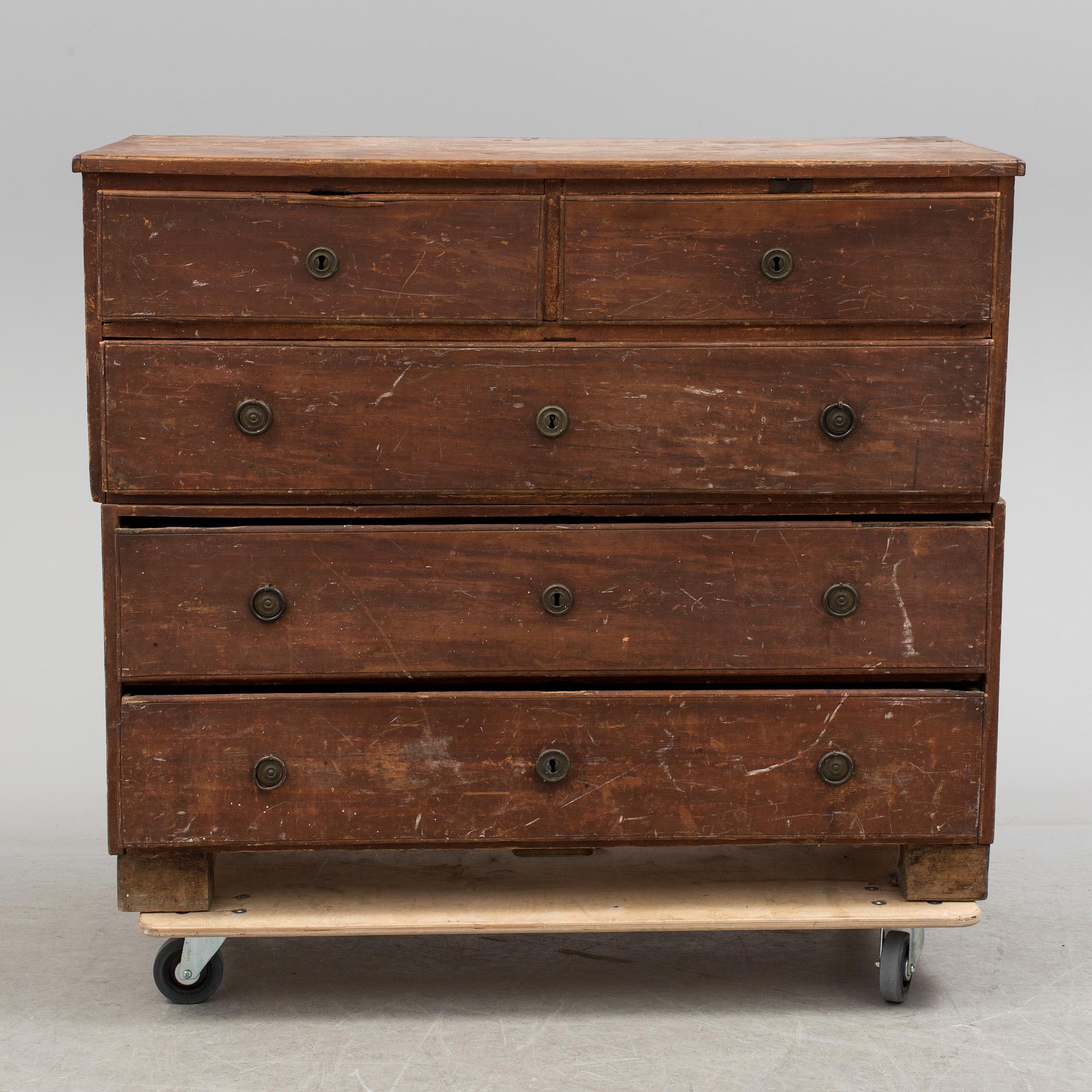 DRAGKISTA, gustavianskt provinsarbete, omkring 1800.