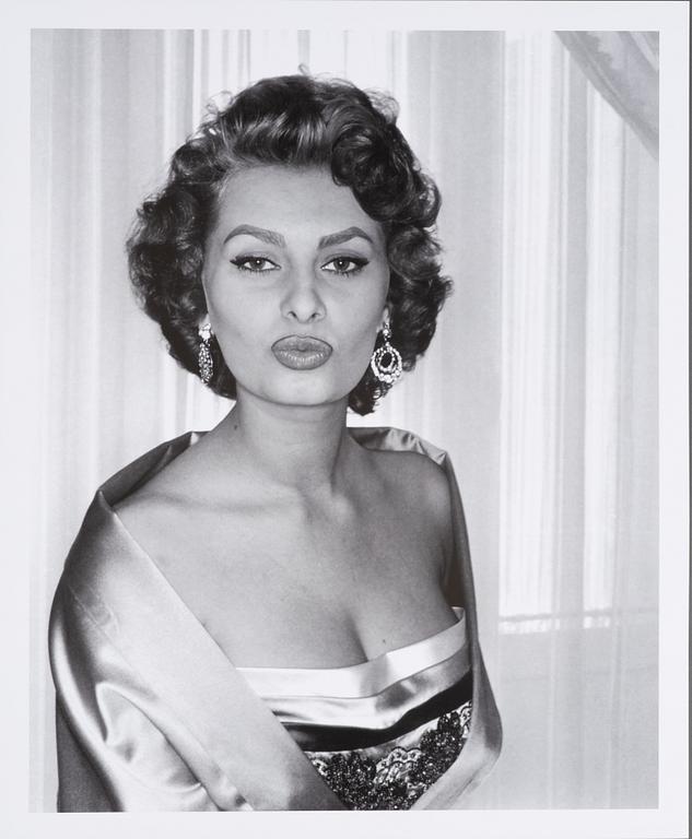 Per-Olow Anderson, "Sophia Loren photographed in Rome 1955".