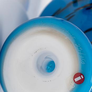 Oiva Toikka, an anniversary bird, 'Lagoon Kiwi', signed and numbered Oiva Toikka Nuutajärvi Notsjö 29/150.