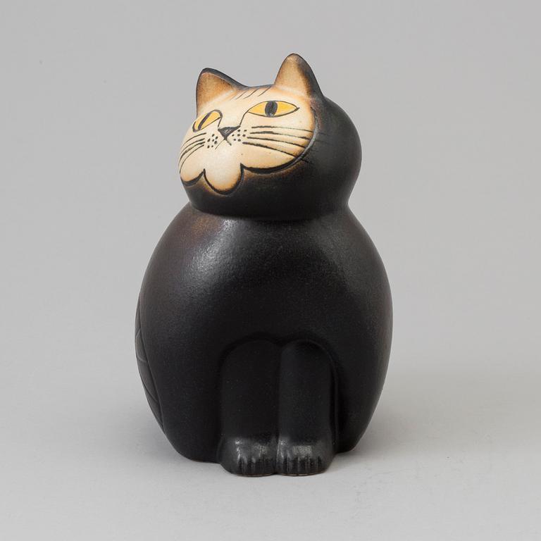 LISA LARSON, figurin, stengods, "Minikatt", K-Studion Gustavsberg.