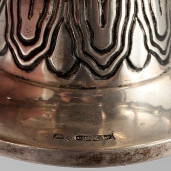 SKÅL, silver, Auran Kultaseppä, Åbo 1938. Vikt ca 184 g.
