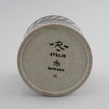 HERTHA BENGTSSON, vas / ytterfoder, Rörstrand Ateljé, 1950/60-tal.