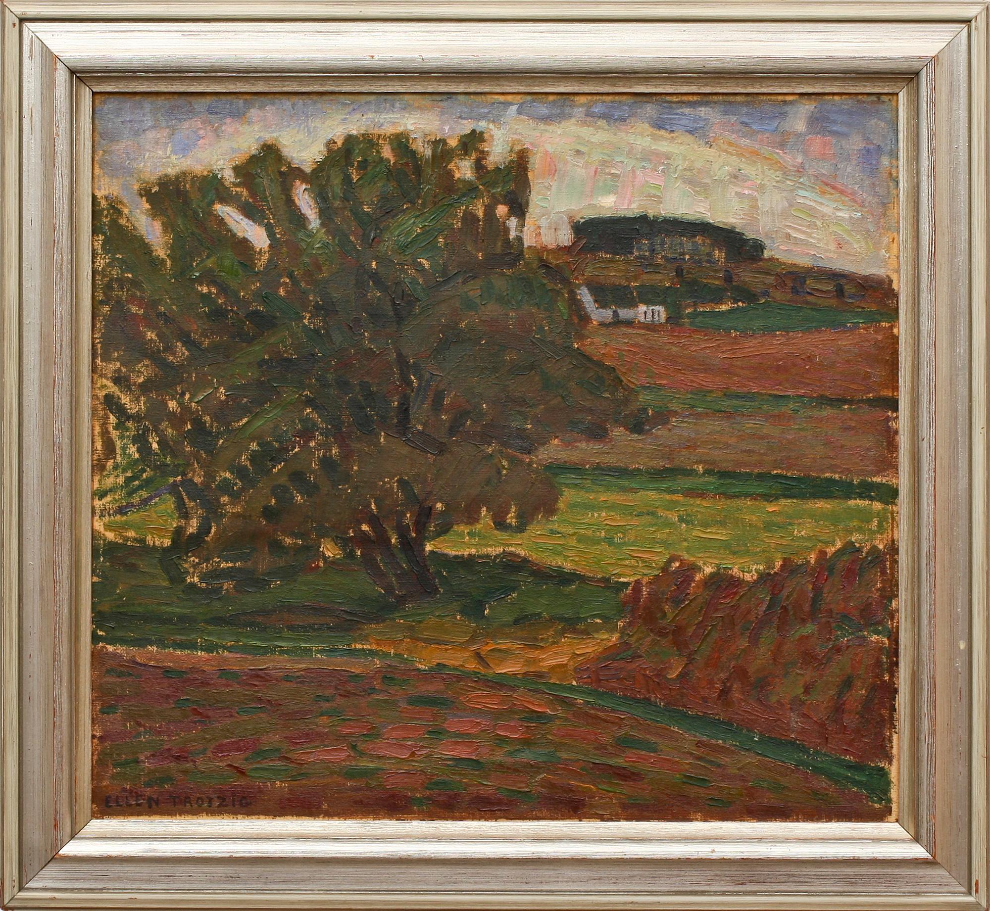 ELLEN TROTZIG, olja på duk, sign.