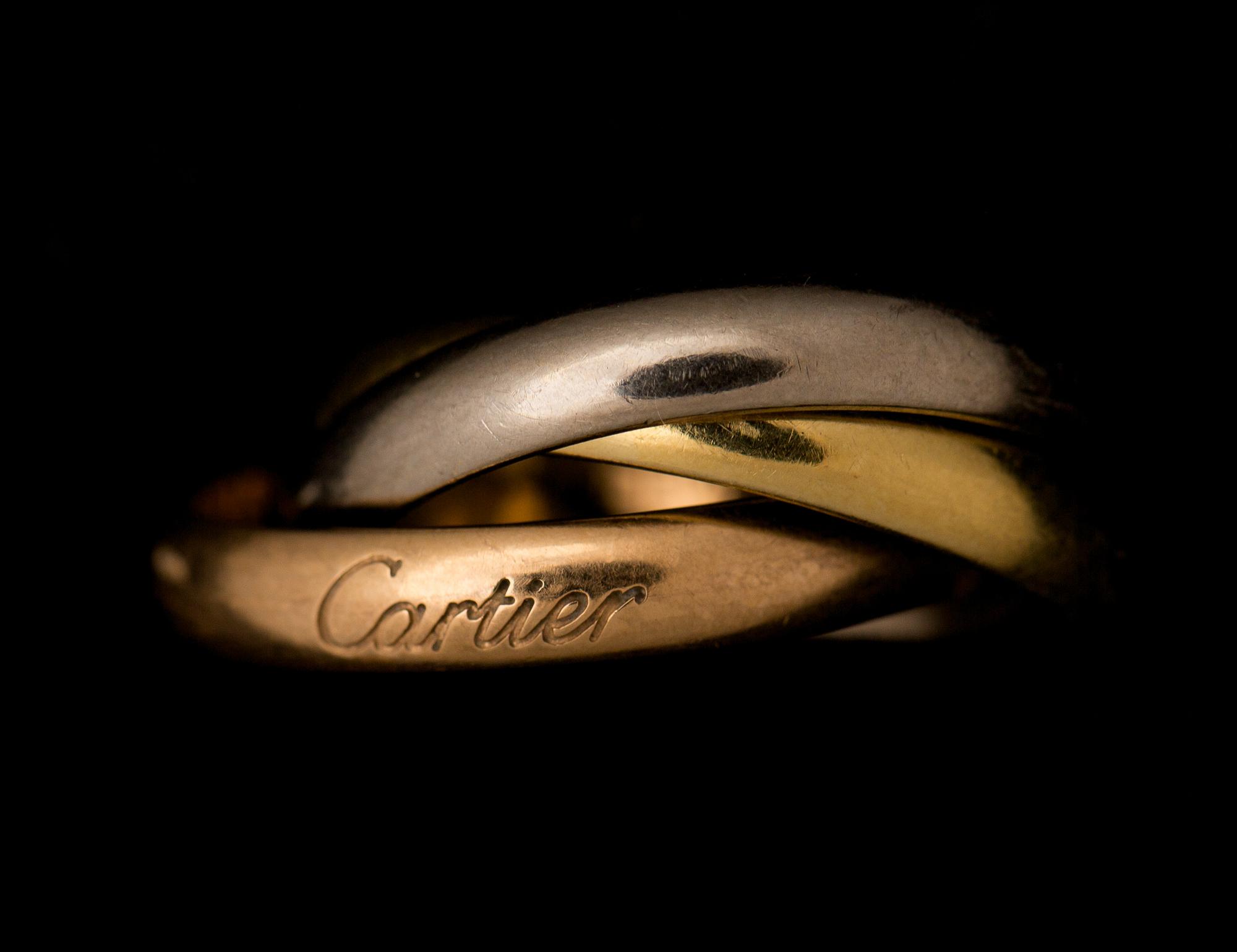 RING, Cartier Trinity, vikt ca 9 g.