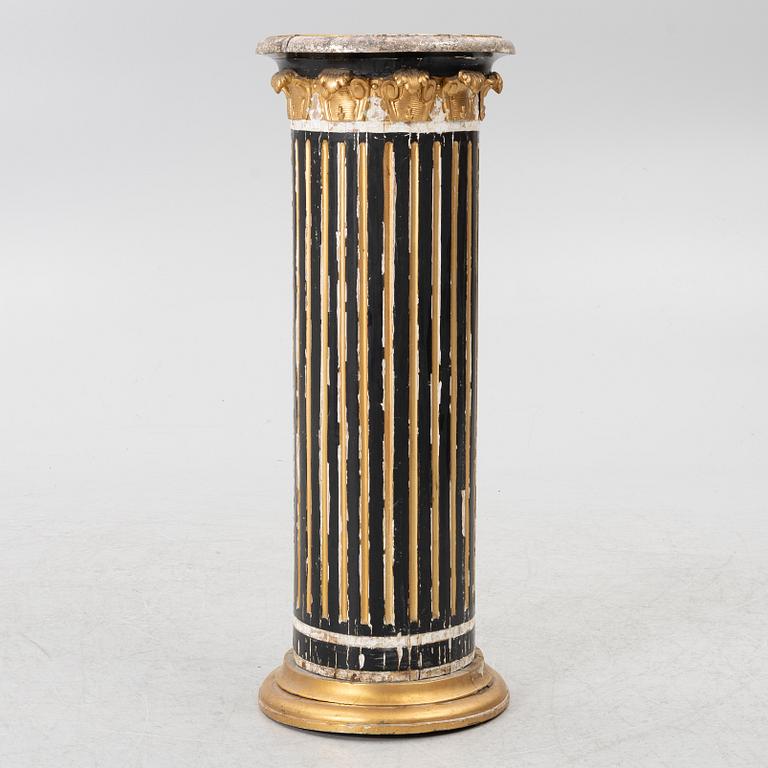 Piedestal, 1800-talets slut.