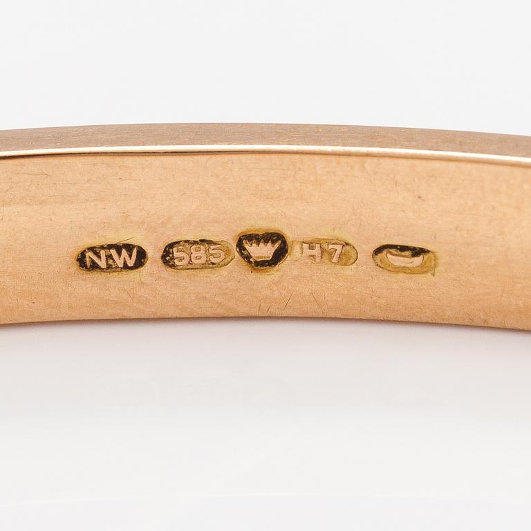 A 14K gold bracelet. Westerback, Helsinki 1961.