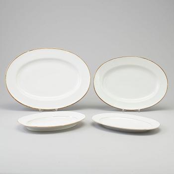 LOUISE ADELBORG, porcelain dinner service, 90 ps "Swedish Grace", Rörstrand, second half of the 20th century.