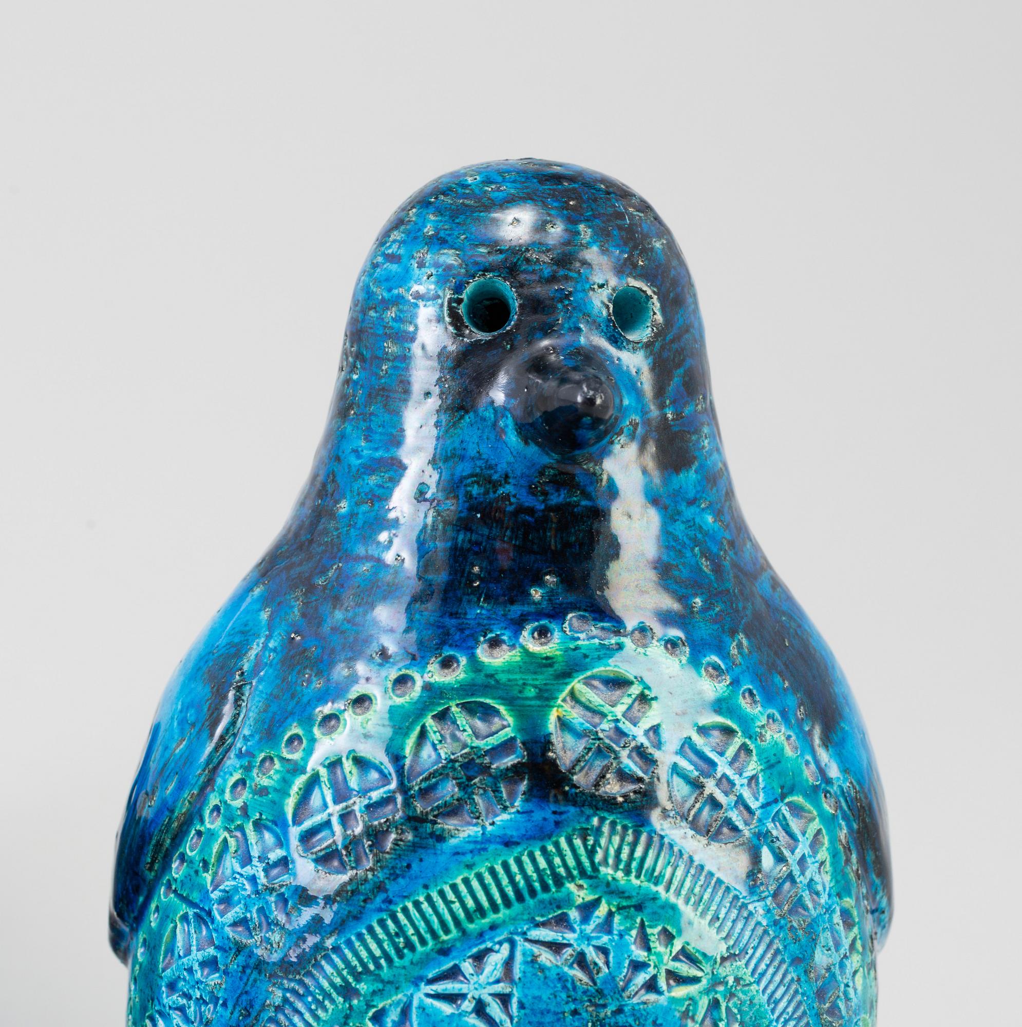 Three stoneware figurines designed by Aldo Londi for Bitossi, second half of the 20th century.