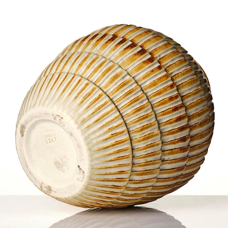 Gertrud Lönegren, a stoneware vase, Rörstrand, 1930s-40s.