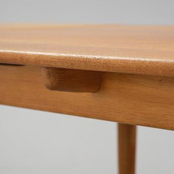 Hans J. Wegner, an "AT-312" dining table, Andreas Tuck, Denmark, 1950s-60s.