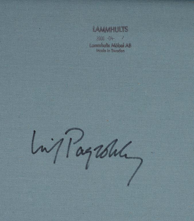 KARMSTOL, Gunillla Allard, "Cinema Sport", Lammhults, signerad Leif Pagrotzky?.