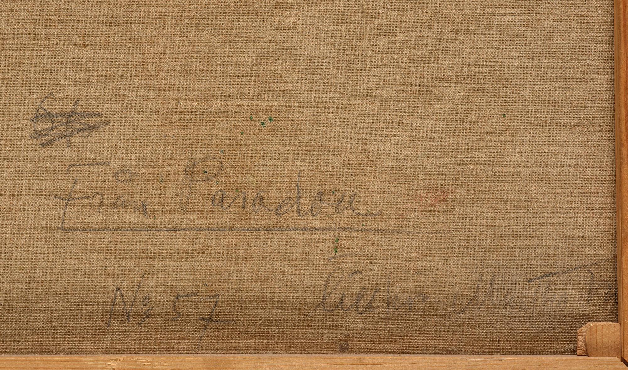 Axel Nilsson, "Från Paradou".