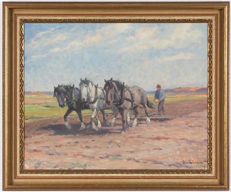 Alexander Langlet, Spring Ploughing.