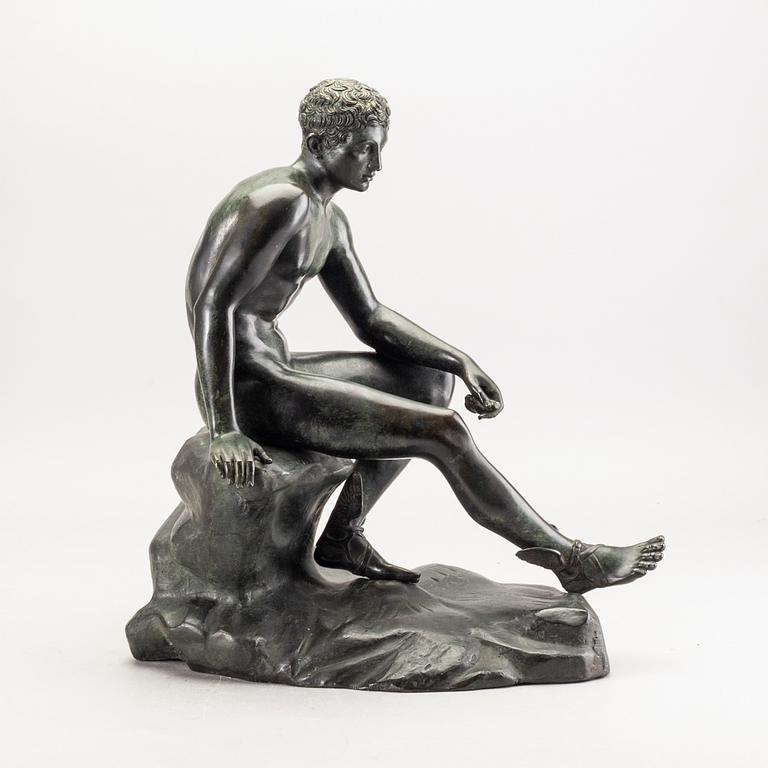 A late 19th century bronze sculpture.