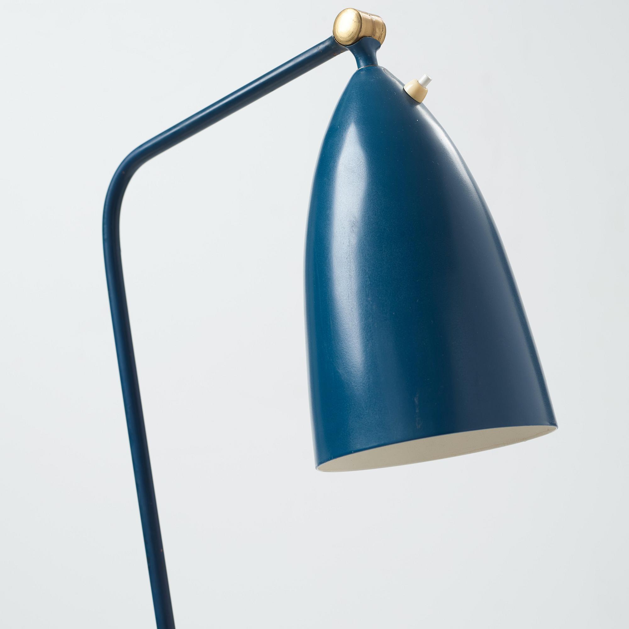 Greta Magnusson Grossman, golvlampa, "G-33" (Grasshopper), Bergboms, Malmö 1950-tal.