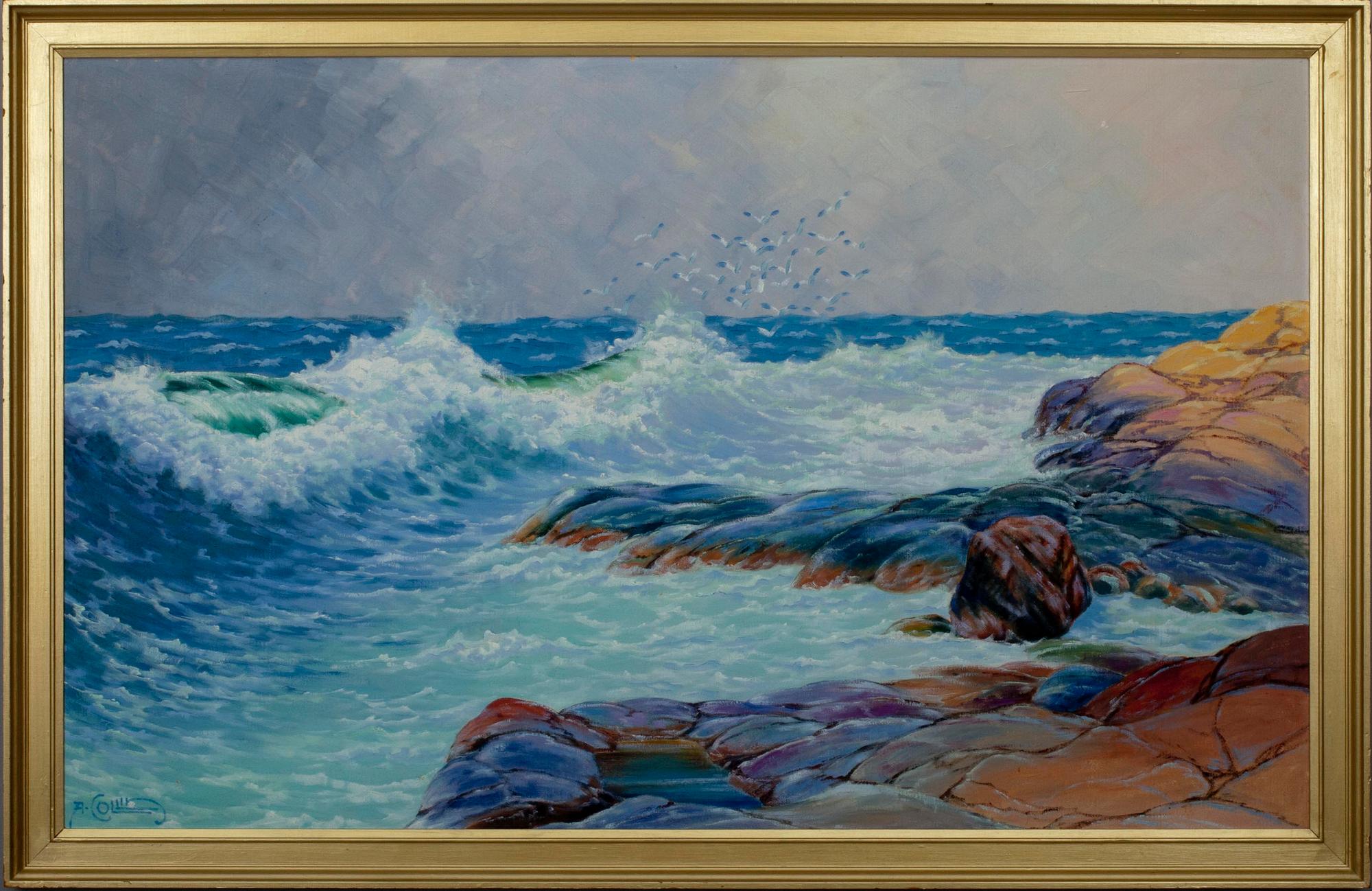ALFRED COLLIN, olja på duk, signerad.
