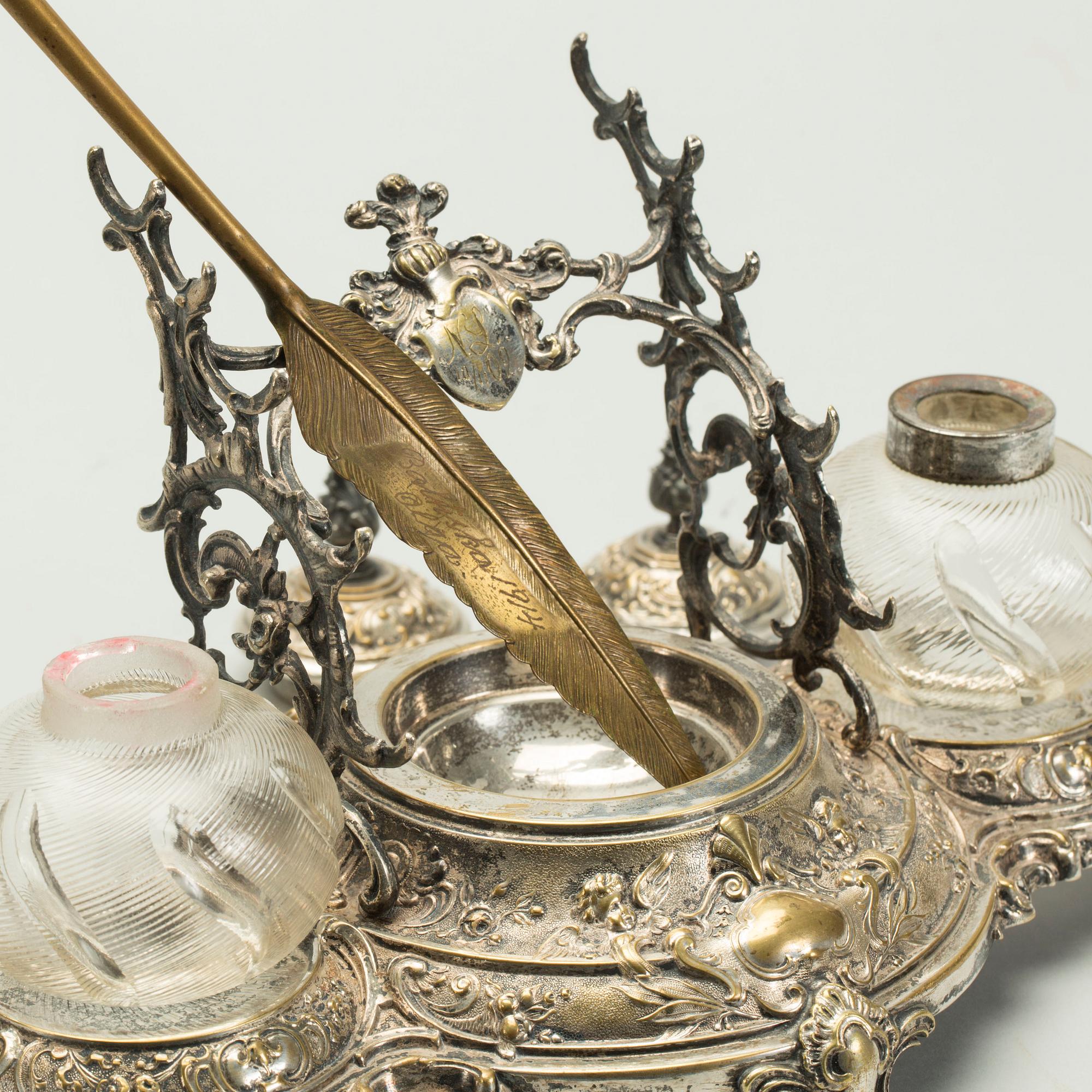 SKRIVSTÄLL, nysilver, WMF.