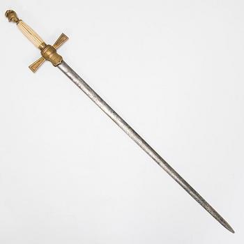 Ceremonial sword, American, early 20th century.