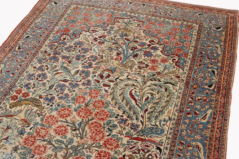 An antique Keshan, Dabir, c. 210 x 120 cm.