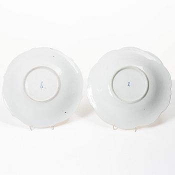 Meissen, Two porcelain bowls, early 20th century.