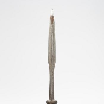 A hunting spear, 19th Century.