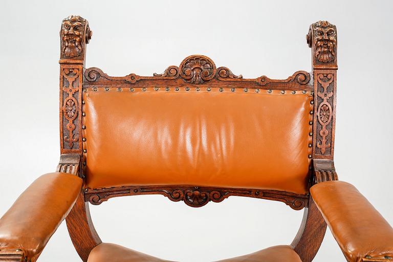 An armchair fromthe early 20th century.