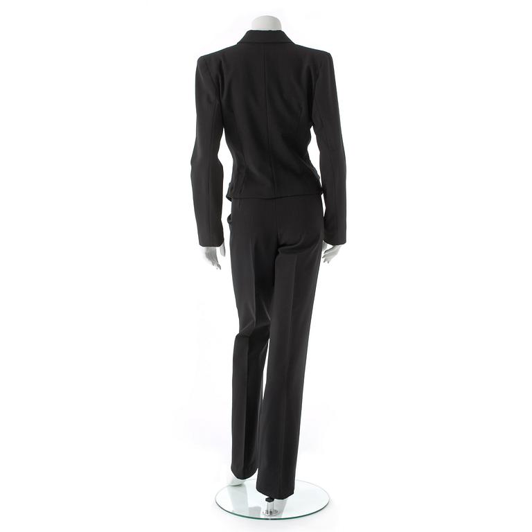 JOHN GALLIANO, a three-piece suit consisting of jacket and pants from the 1980s.