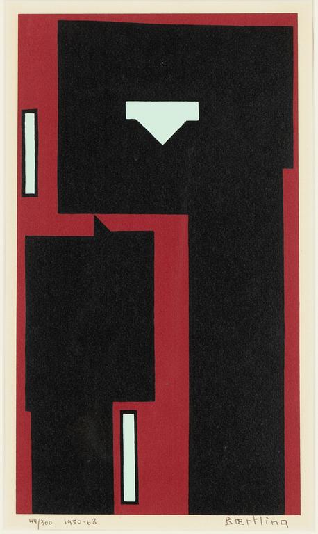 Olle Bærtling, "Égypte - formes noires dans le rouge" .