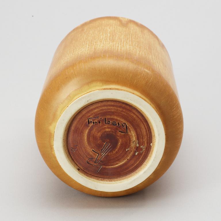 A Berndt Friberg stoneware vase, Gustavsberg Studio 1965.