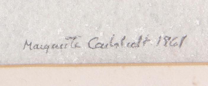 CARLSTEDT, MARGARETA, blandteknik, sign o dat 1961.