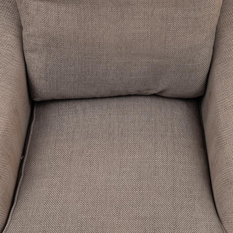 Fåtöljer med fotpallar, ett par, JIO möbler.