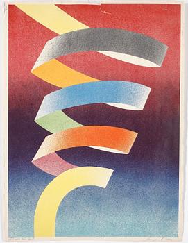 James Rosenquist · JAMES ROSENQUIST, färglitografi, signerad, numrerad, daterad 1971.