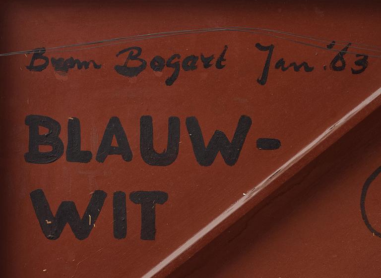 Bram Bogart, "BLAUW-WIT".