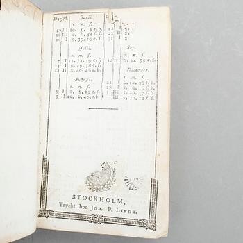 BOKPARTI, 8 delar, bla "Epigrammata" av M. Val. Martialis, Amsterdam 1644.