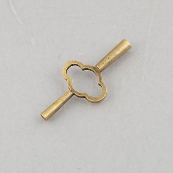 A carriage alarm clock, around 1900.