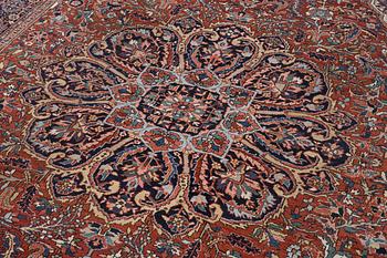 A semi-antique Ahar carpet, North west Persia, c. 410 x 300 cm.