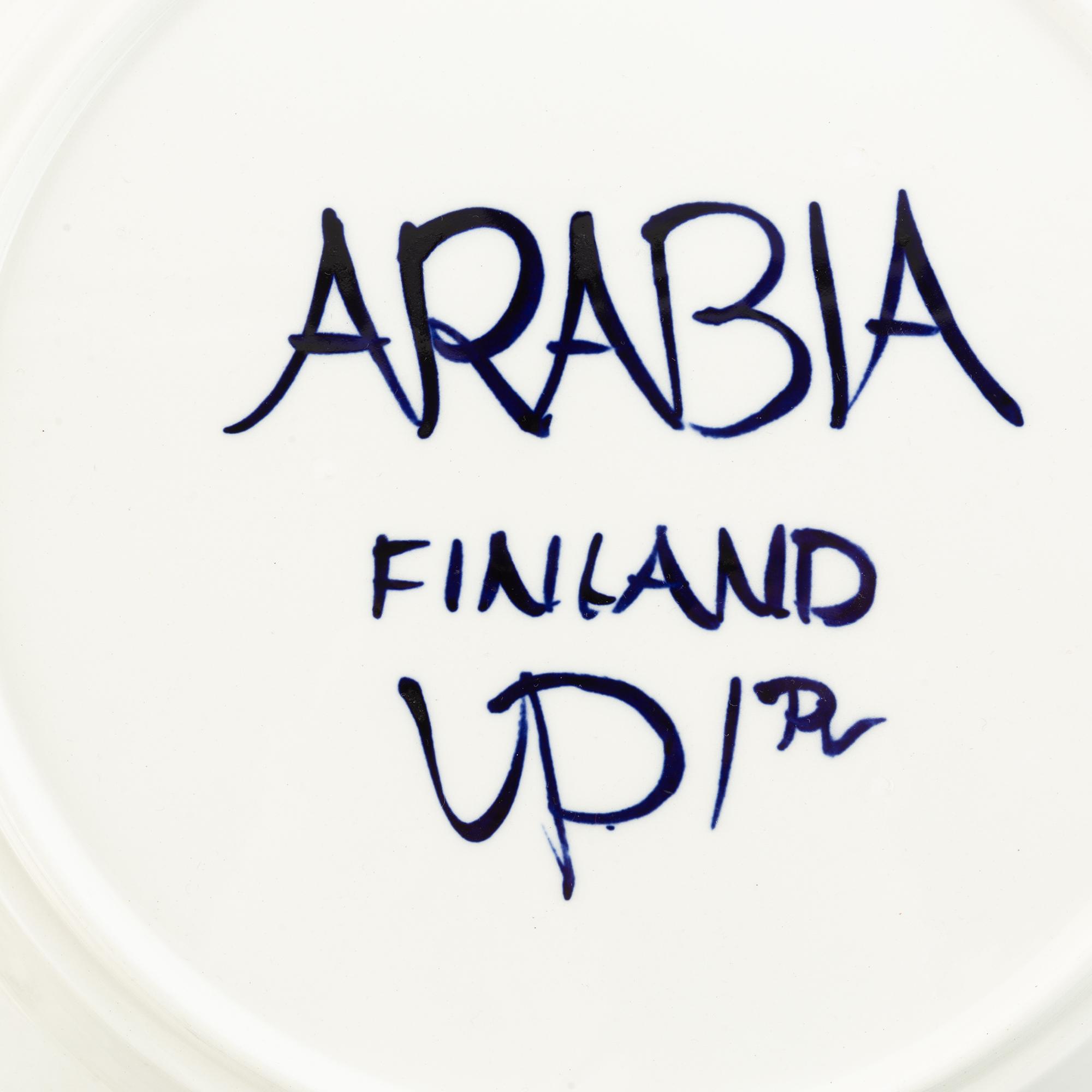 Ulla Procopé, teservis, 18 delar, porslin, "Valencia", Arabia, Finland.