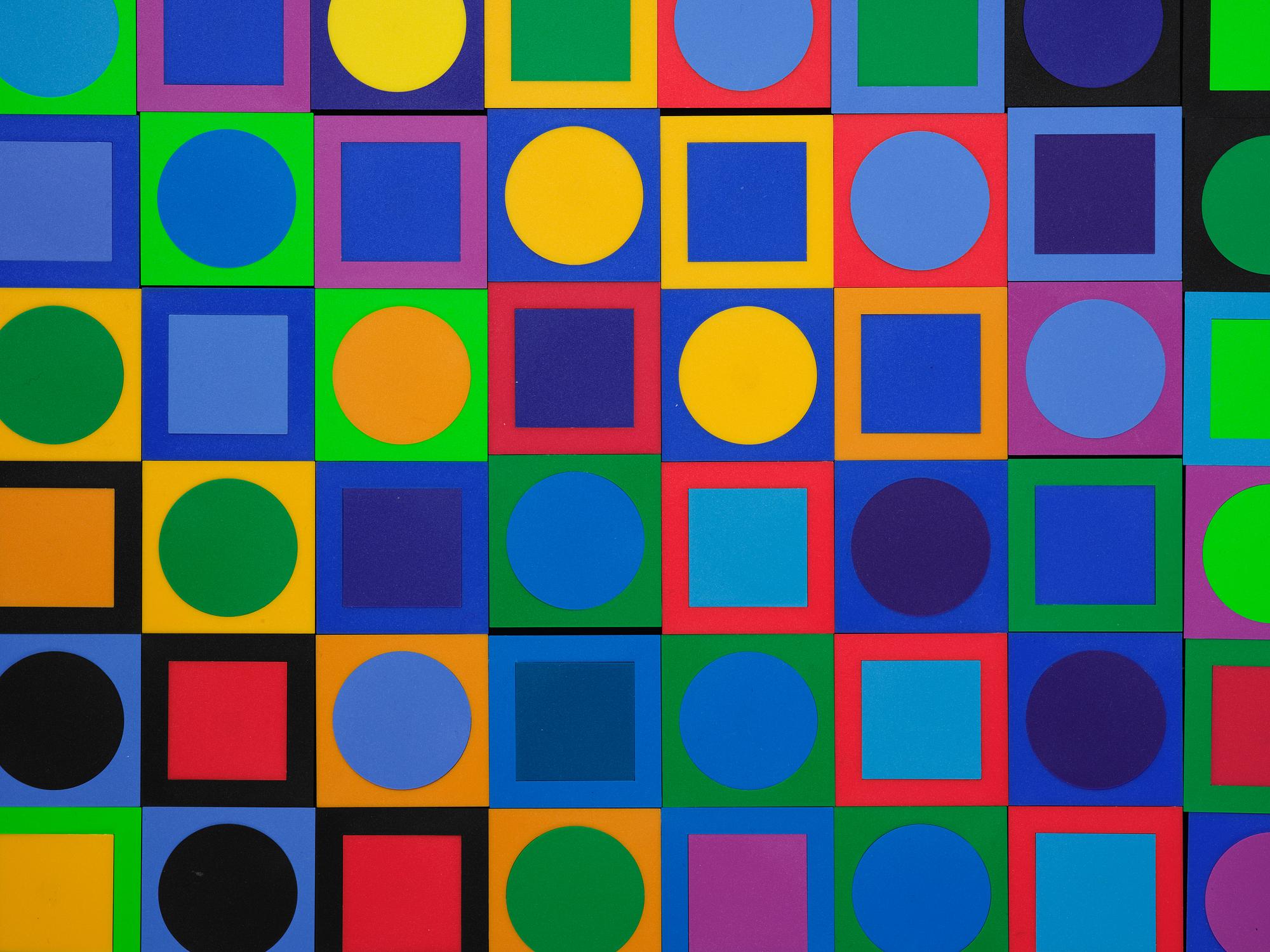 Victor Vasarely, Planetary Folklore Participations No. 1.