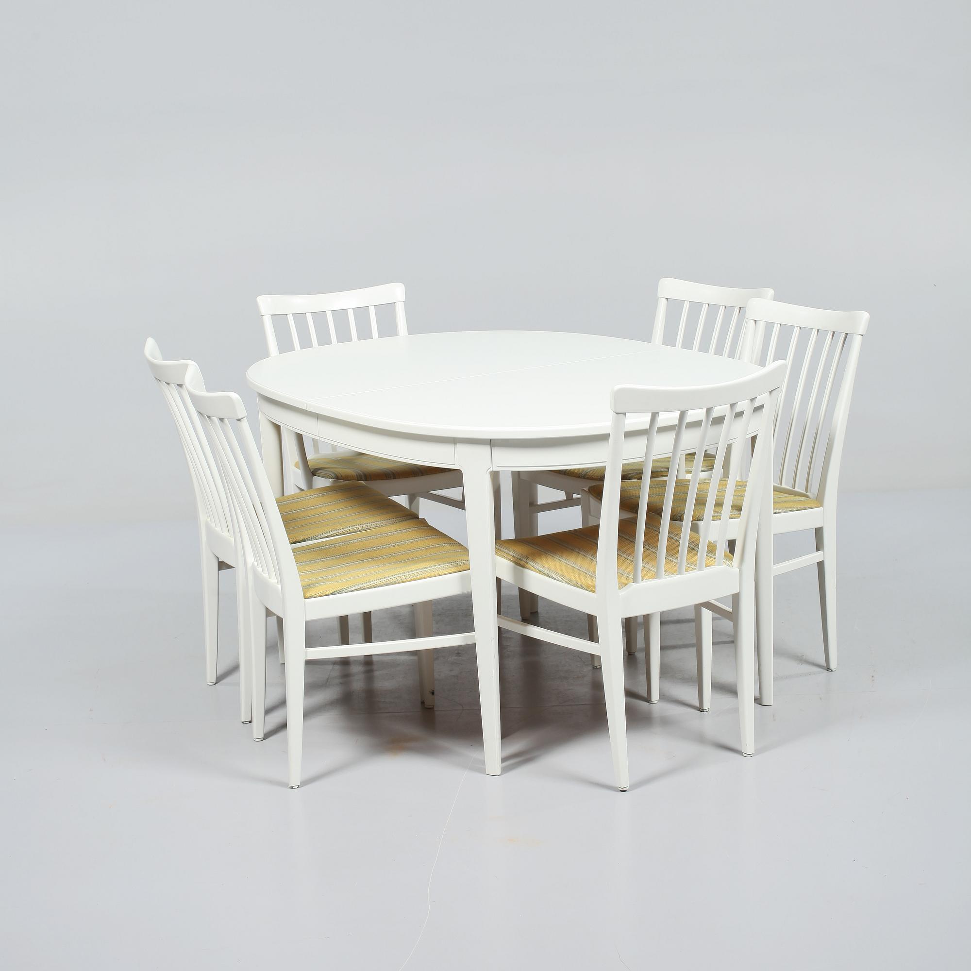 MATGRUPP, 7 delar, "Herrgården", Carl Malmsten, Bodafors, 1900-talets andra hälft.