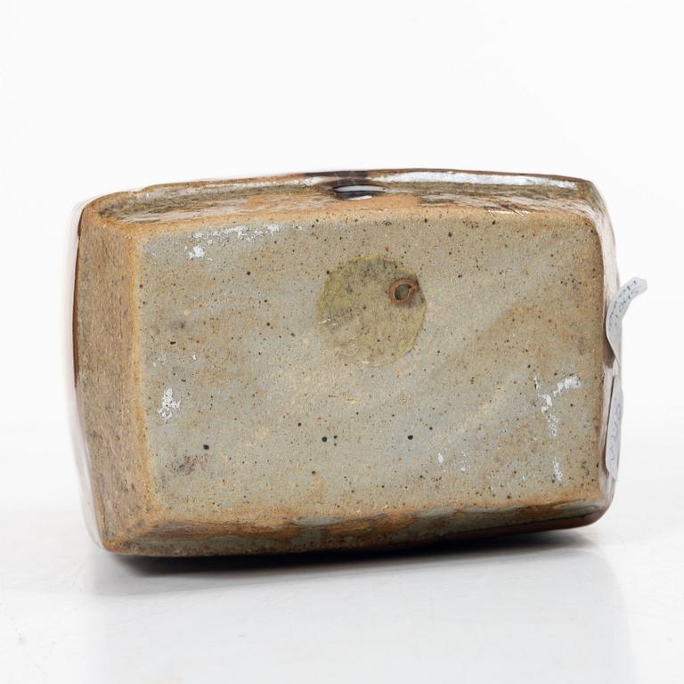 Shoji Hamada, attributed to, A stoneware vase, Japan, 1960s.