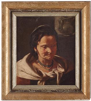 Bernhard Keilhau (Monsù Bernardo), tillskrivna, Porträtt av en kvinna & porträtt av en piprökande man.