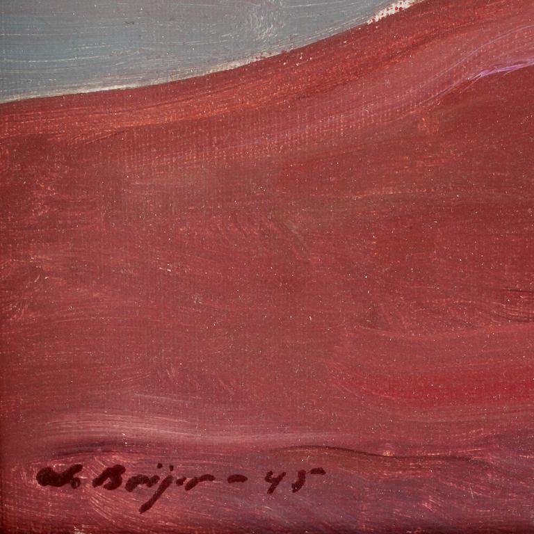 WILLE BOIJER-POIJÄRVI, olja på duk, signerad och daterad 1945.