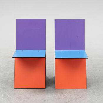 Two 'Vilbert' chairs by Verner Panton for IKEA, 1993-94.