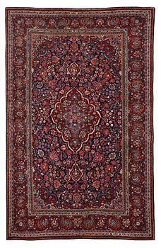 359. SEMI-ANTIQUE/OLD KASHAN. 211 x 131 cm.