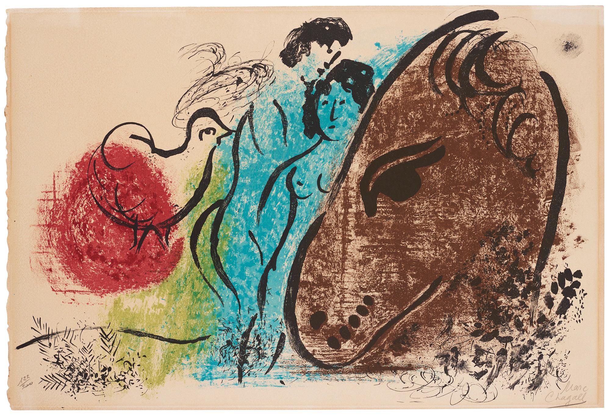 Marc Chagall, ”Cheval brun”.
