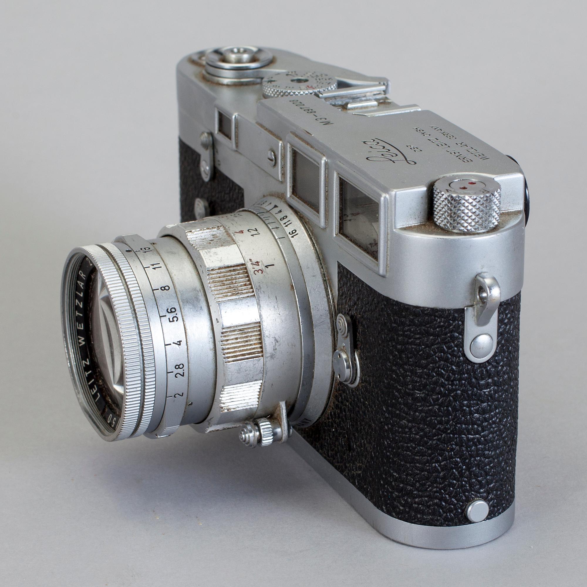 KAMERA, Leica M3, No 897028. Wetzlar, Tyskland, 1957.