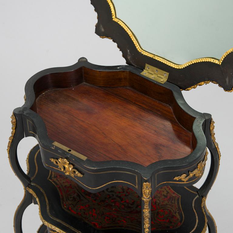 Etagere/ bord, boulle-stil, Frankrike 1800-talets slut.