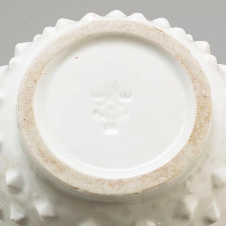 GUNNAR NYLYND, a whiteglazed stoneware vase, from Rörstrand.