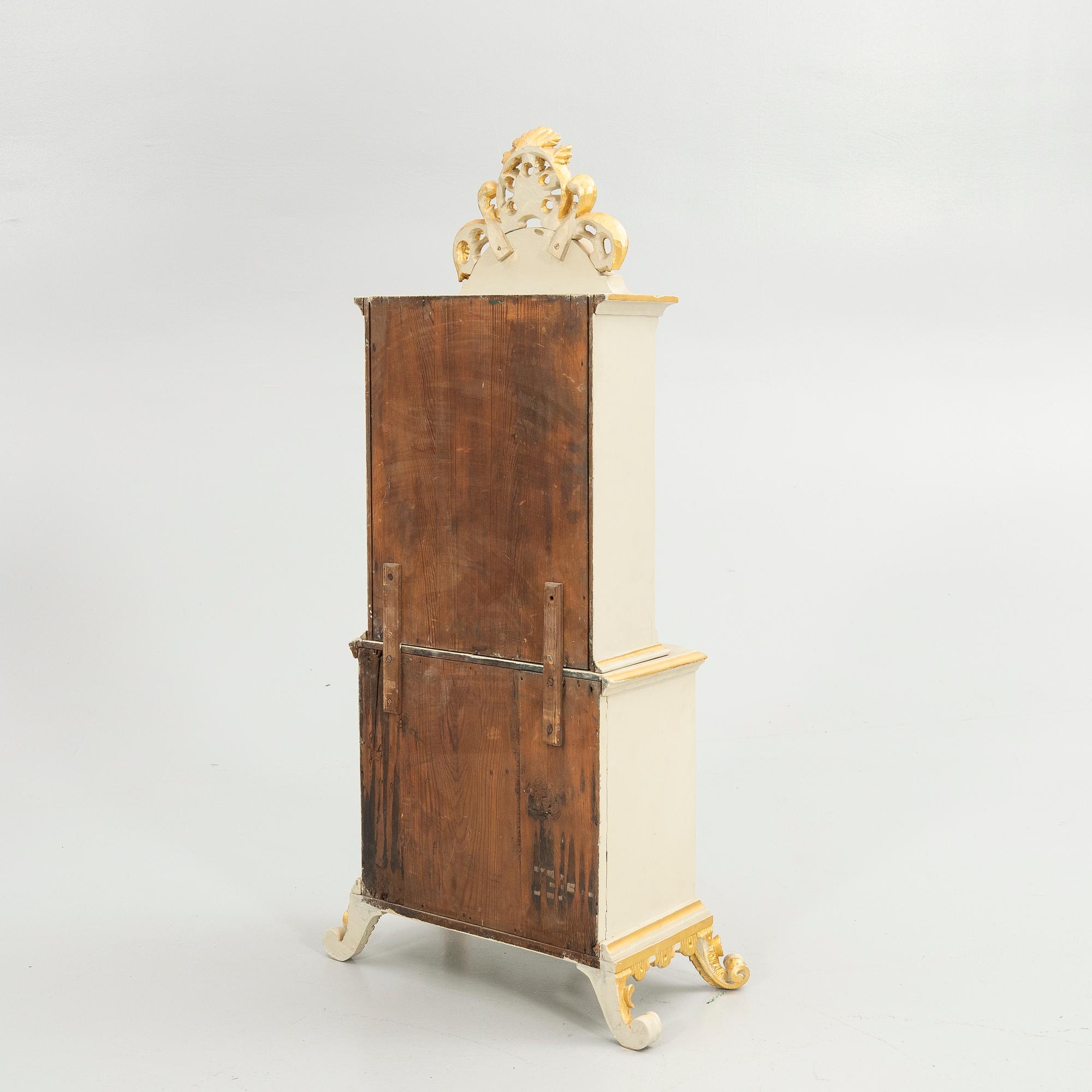 Miniature cabinet, late Baroque/Rococo, later part of the 18th century.