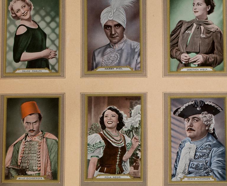 ALBUM, med filmbilder, Tyskland 1900-talets början.